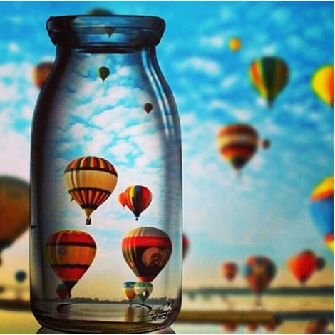 Hot Air Balloons Diamond Painting
