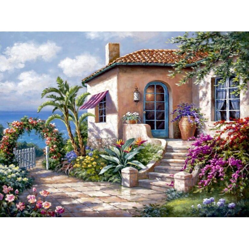 House with Garden by...