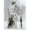 Horse & Wolf Diamond Painting