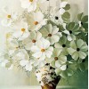 Elegant White Flowers in Vase