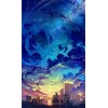 High Sky Buildings Diamond Painting