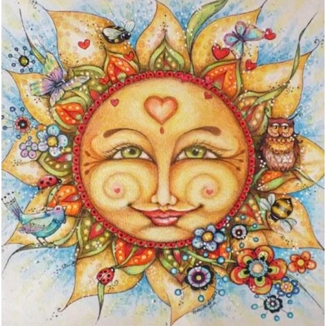 Happy Sun - Paint with Diamonds