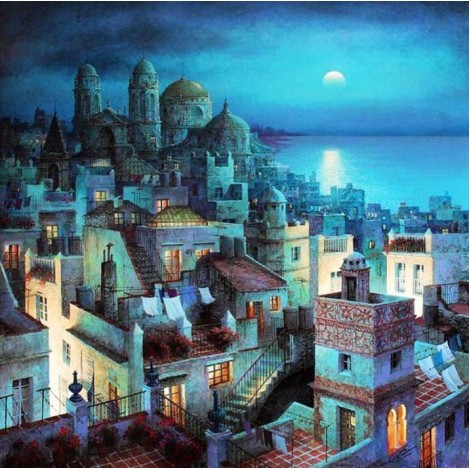 Beautiful City View at Night