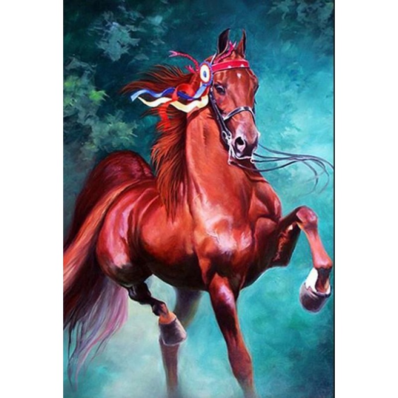 Beautiful Red Horse - Pai...