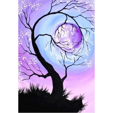 Cherry Tree holding the Moon