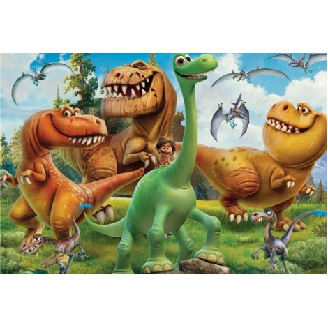 Happy Dinosaurs - Paint by Diamonds