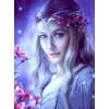 Gorgeous Lady with Floral Crown