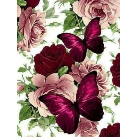 Gorgeous Butterflies & Roses