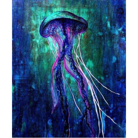 Glow in the Dark Jellyfish DIY Diamond Painting