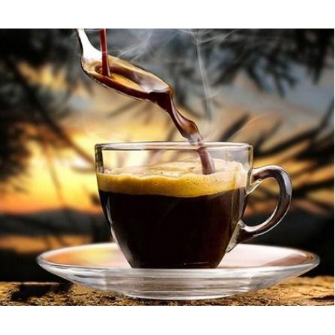 Black Coffee Diamond Painting
