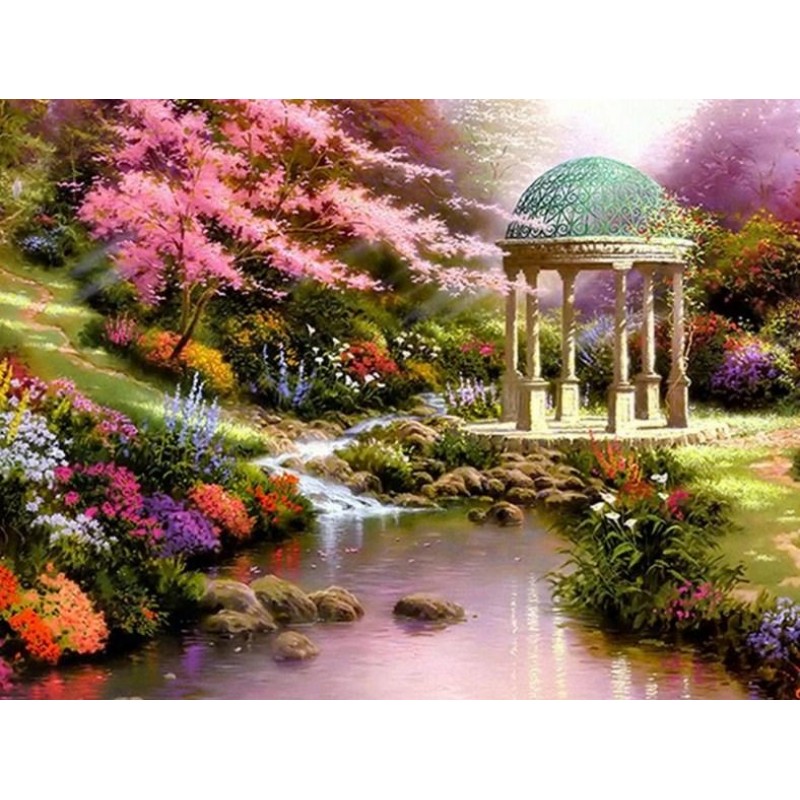 Gazebo by the Lake -...