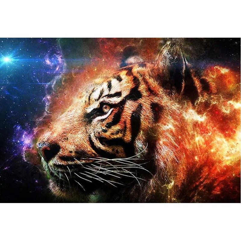 Blazing Tiger Art