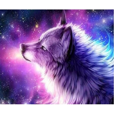 Galaxy Wolf - Paint with Diamonds