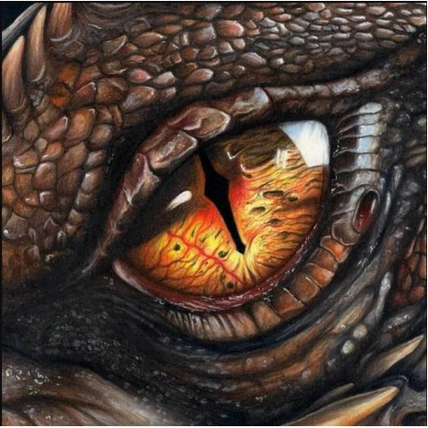 Furious Dragon's Eye Diamond Painting