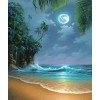 Full Moon on the Beach