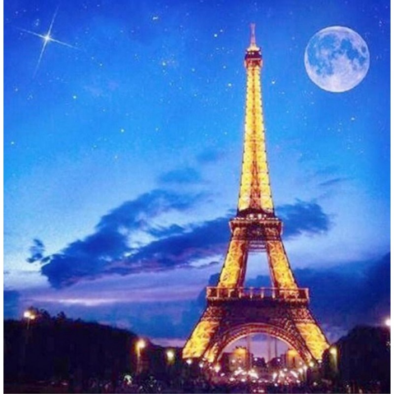 Full Moon & Eiffel T...