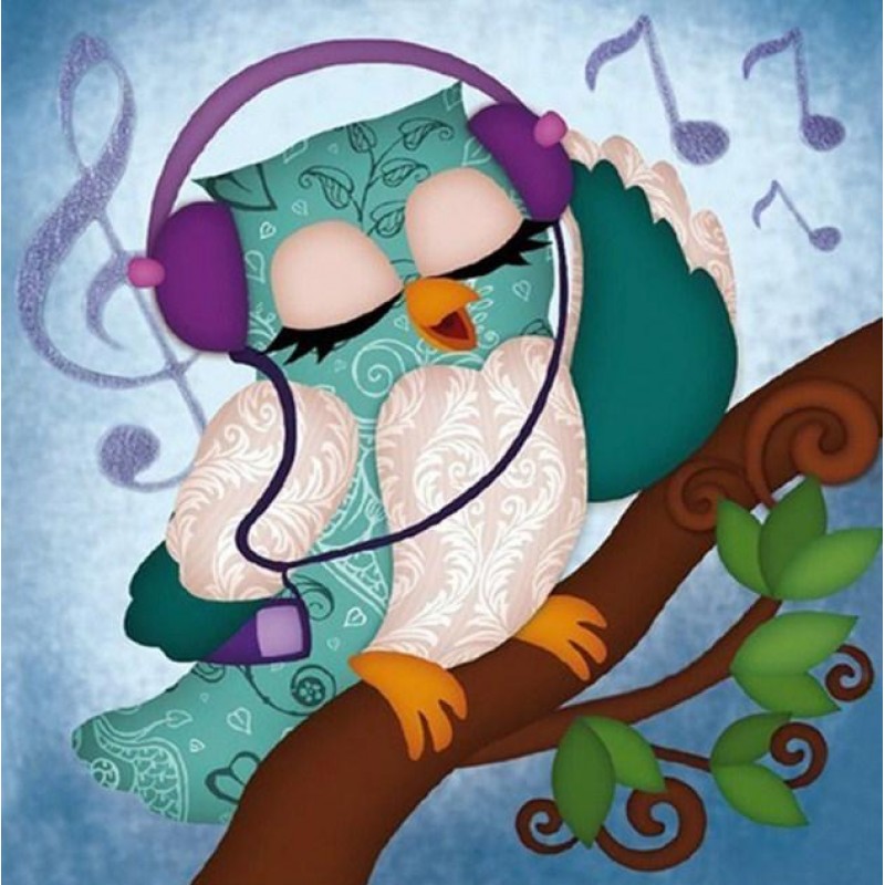 Cute Owl Listening M...
