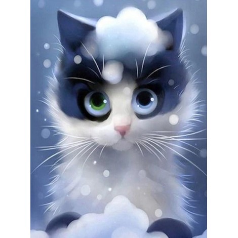 Cartoon Kitty Diamond Painting Kit