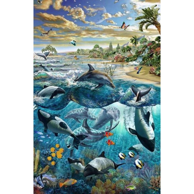 Dolphins & Whale...