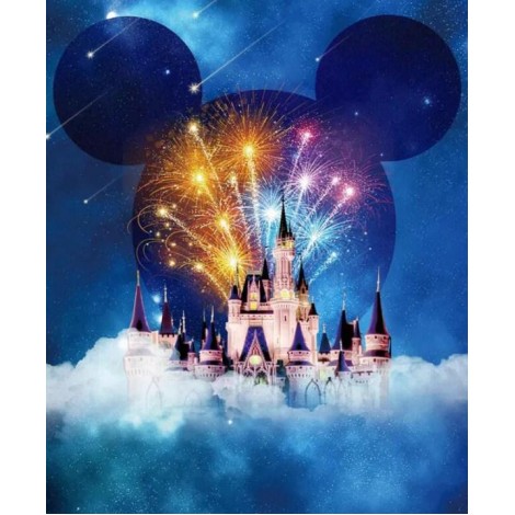 Fireworks at Disney Castle