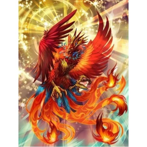 Fire King Phoenix - Diamond Painting Kit