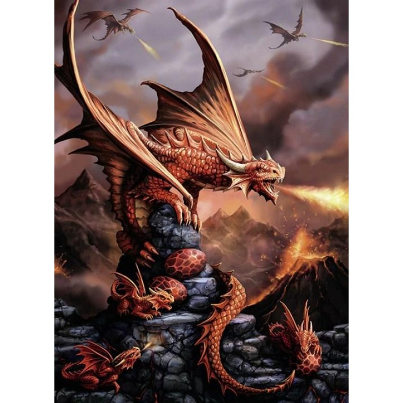 Fire Dragon with Egg...