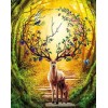 Fantasy Deer with Beautiful Antlers