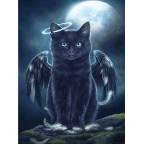 Fantasy Black Cat Diamond Painting