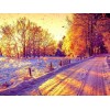 Amazing Snowy Street in Winter
