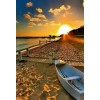 Boat on the Beach Diamond Painting