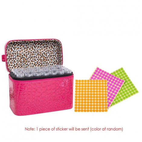 Elegant Diamond Storage Bag with 84 Slots