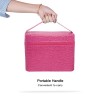 Elegant Diamond Storage Bag with 84 Slots