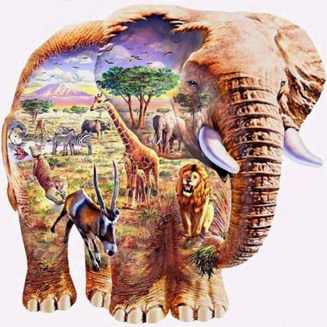 Egypt Zoo - Paint by Diamonds
