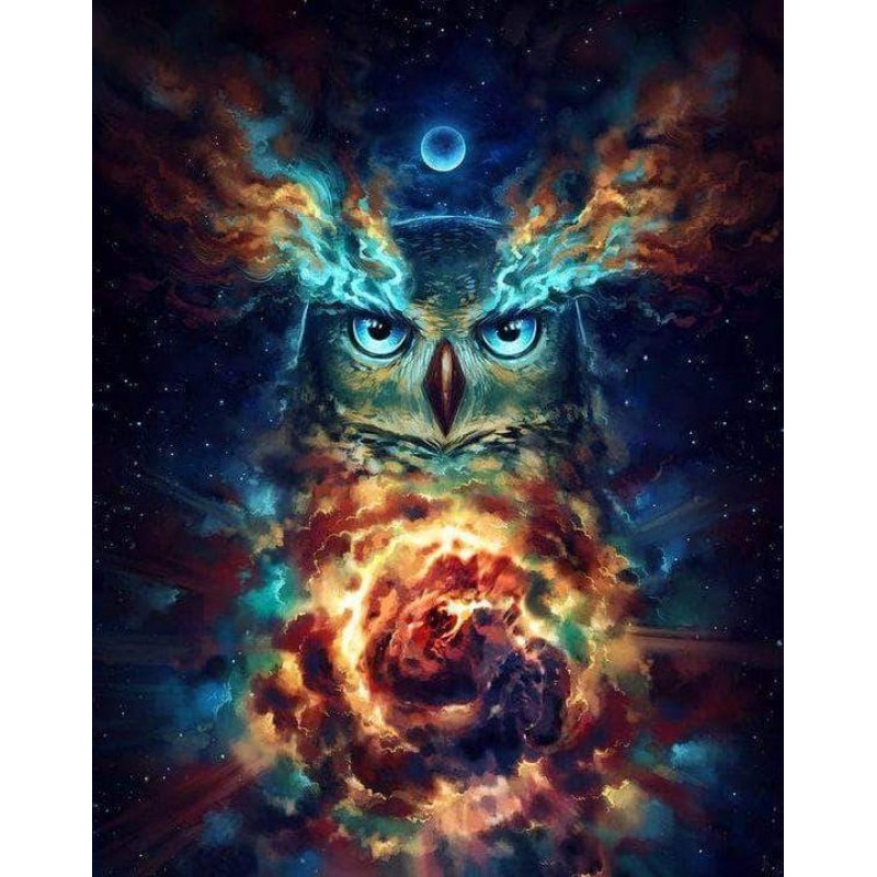 Abstract Owl Art DIY...