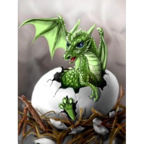 Dragon Hatching Diamond Painting
