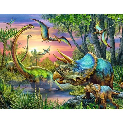 Dinosaur World Diamond Painting