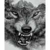 Abstract Wolf Face Diamond Painting