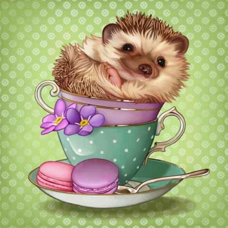 Baby Hedgehog in a Cup