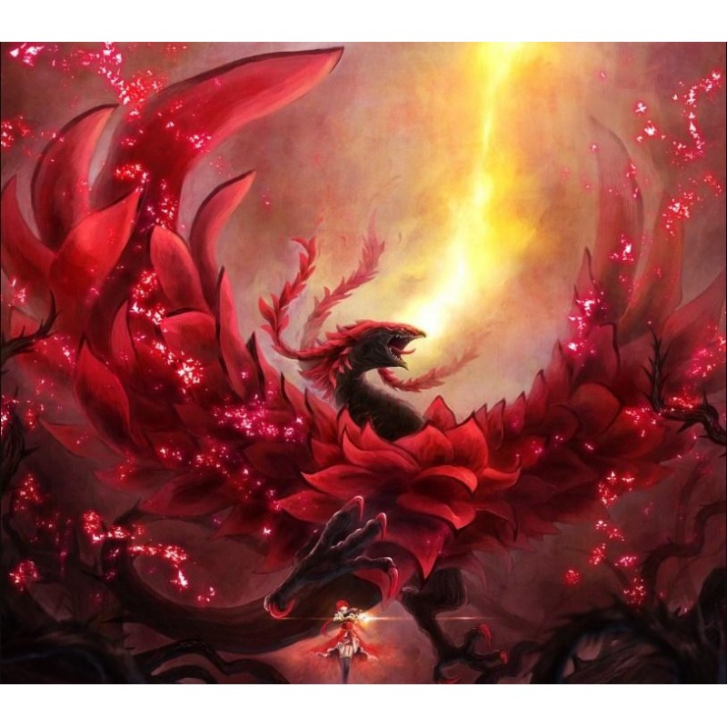 Black Rose Dragon - Diamo...