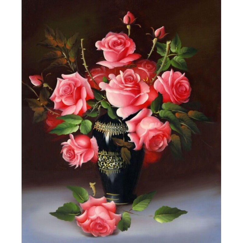 Black Vase & Pin...
