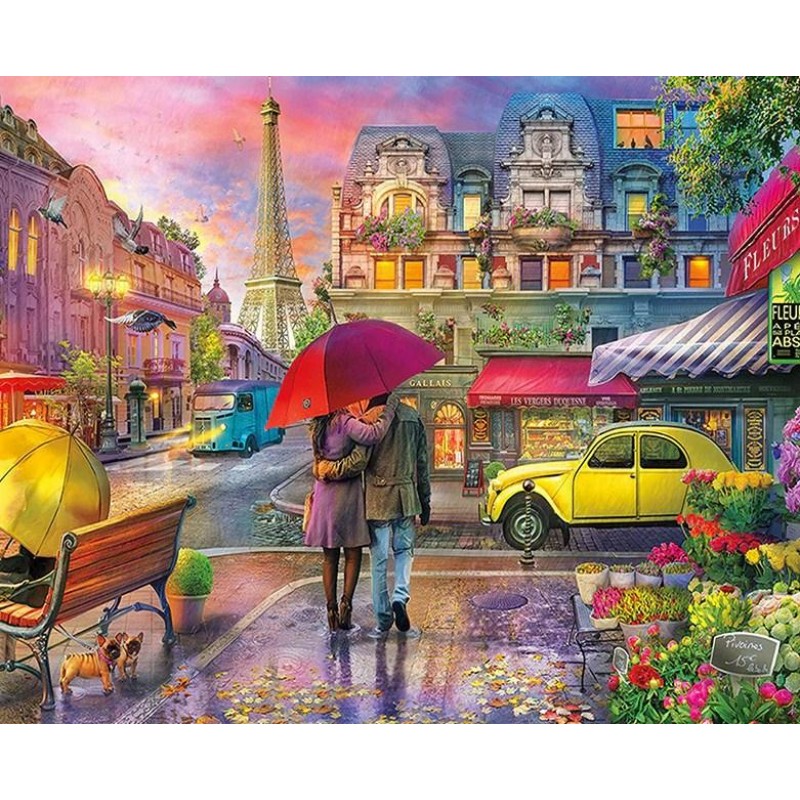 Couple on Paris Stre...