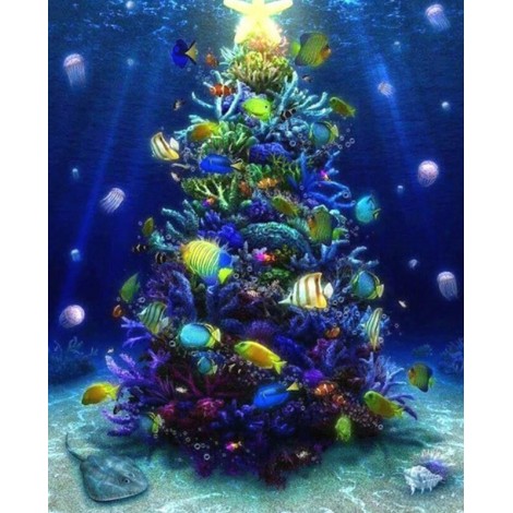 Coral Christmas Tree