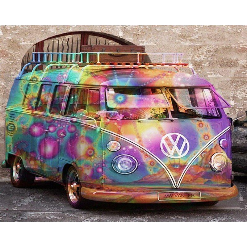 Colorful Van DIY Pai...