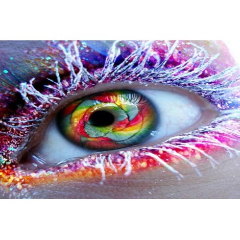 Colorful Eye - Diamond Painting Kit