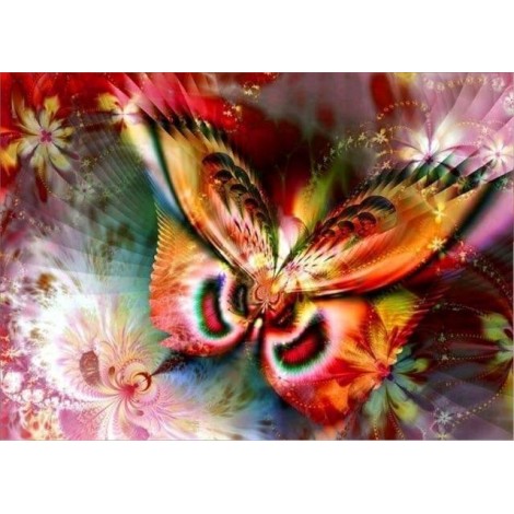 Colorful Butterfly DIY Diamond Painting