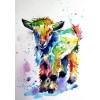 Colorful Artistic Goat