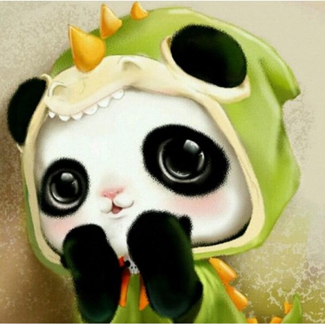 Baby Panda Cartoon Diamond Painting