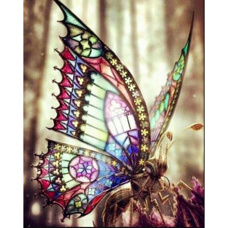 Butterfly with Stain...
