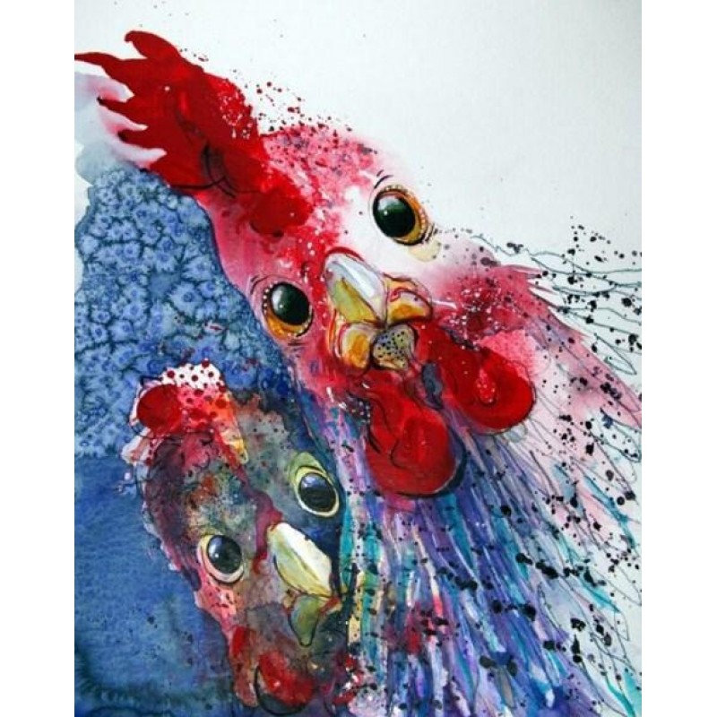 Chicken Art - Paint ...