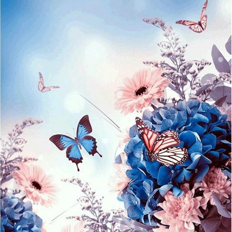 Butterflies Flying t...